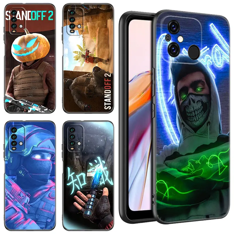 Game Standoff 2 Black Phone Case For Xiaomi Redmi 11 Prime 11A 12C 13C A1 A2 Plus A3 12 13 4G 10 13R 5G 9A 10A 9C 10C 9i 9T 12R