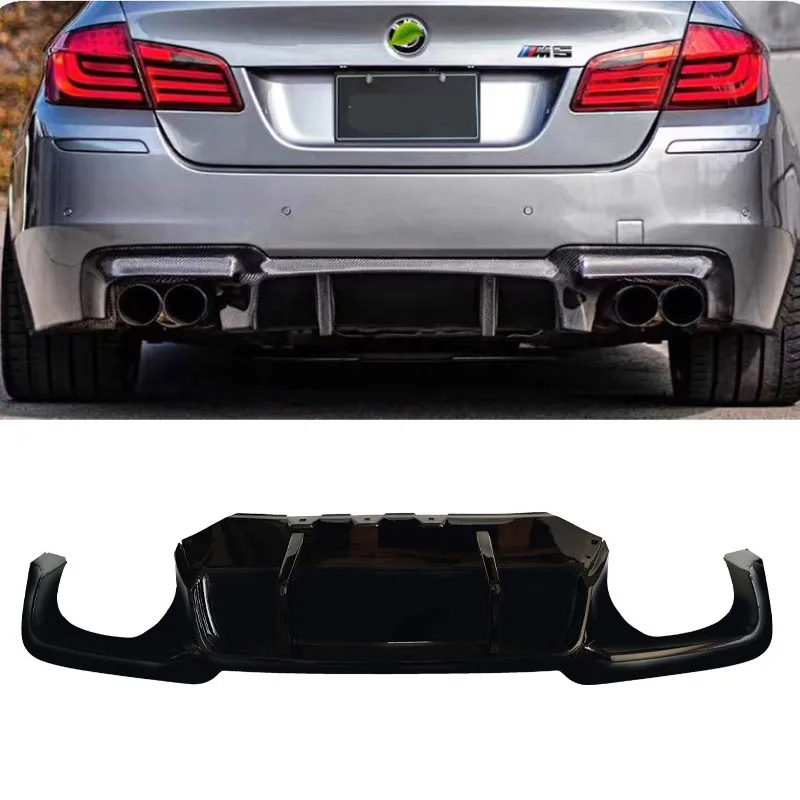 

Rear Bumper Diffuser F10 For BMW 5 Series M-Sport M5 2011-2016 Competition Style With LED Light Spoiler Splitter Body Kit