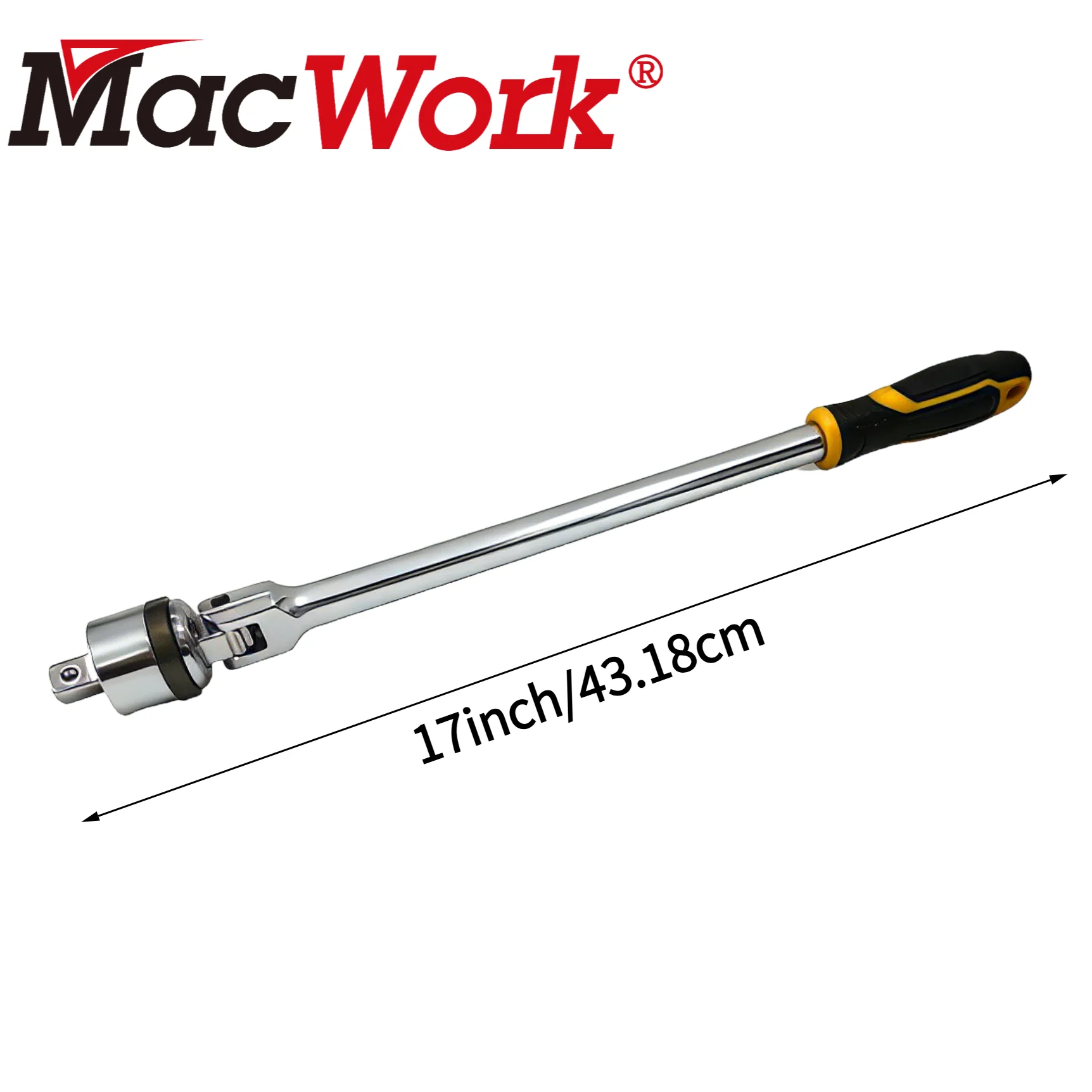 

Удлинитель для торцевого ключа 1/2 дюйма с вращающейся гибкой головкой, профессиональный, из стали CRV, для дополнительного крутящего момента