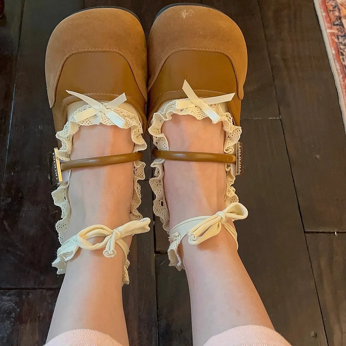 قصيرة الدانتيل الجوارب الباليه الدانتيل الدانتيل التعادل النساء قارب جورب المضادة للانزلاق القوس جورب قصير الفتيات اليابانية ماري جين أحذية الباليه الجوارب #3