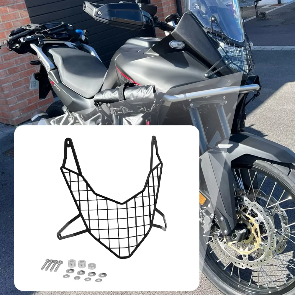 

Для HONDA XL750 XL 750 TRANSALP 2023 2024 2025 аксессуары для мотоциклов защита передней фары головного света внешняя фара гриль Защитная крышка