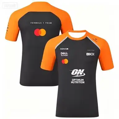 Lando Norris 1 Fahrer Sommermode 3D Schnelltrocknend Atmungsaktives Herren-T-Shirt - Exklusive Rennbekleidung für Fans - Herrenbekleidung 26 – Detail 1