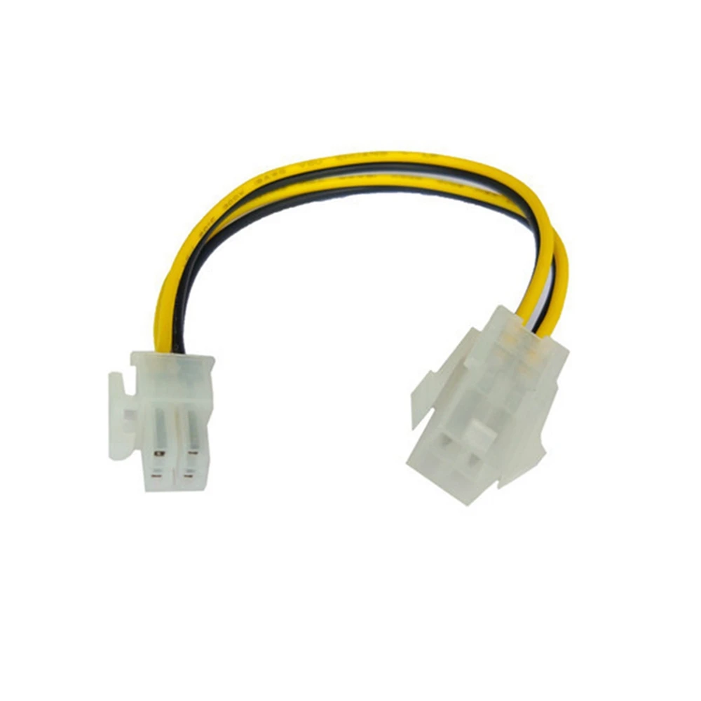 1 Stuks 20Cm 4pin Power Atx 4 Pin Mannelijk Naar Vrouwelijk Pc Cpu Voeding Verlengkabel 4pin Connector Adapter Voor Moederbord