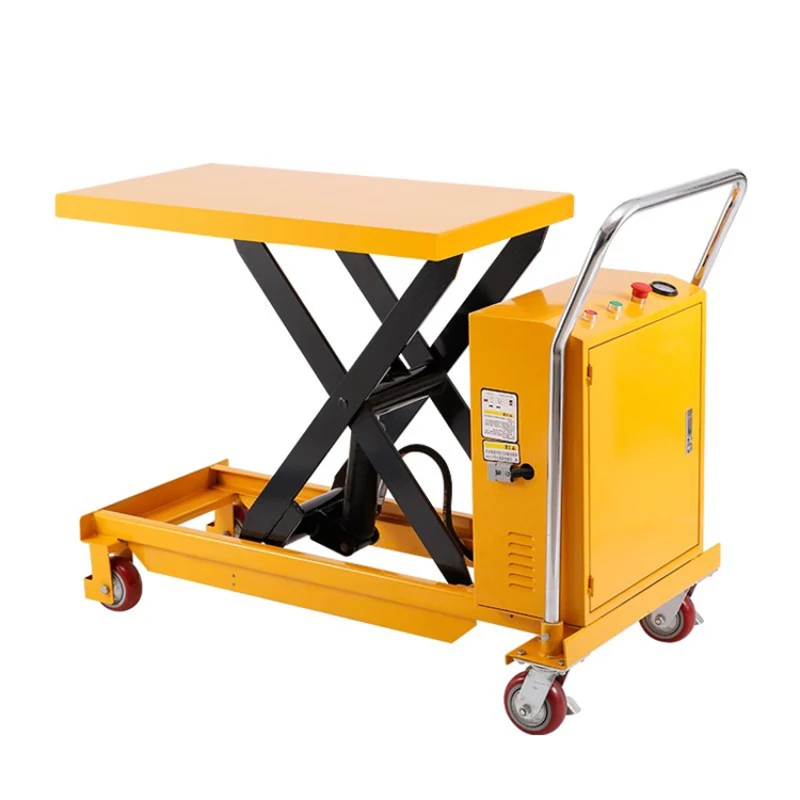 Electric lifting platform truck small hydraulic lift 2 ton stationary mobile scissor logistics table