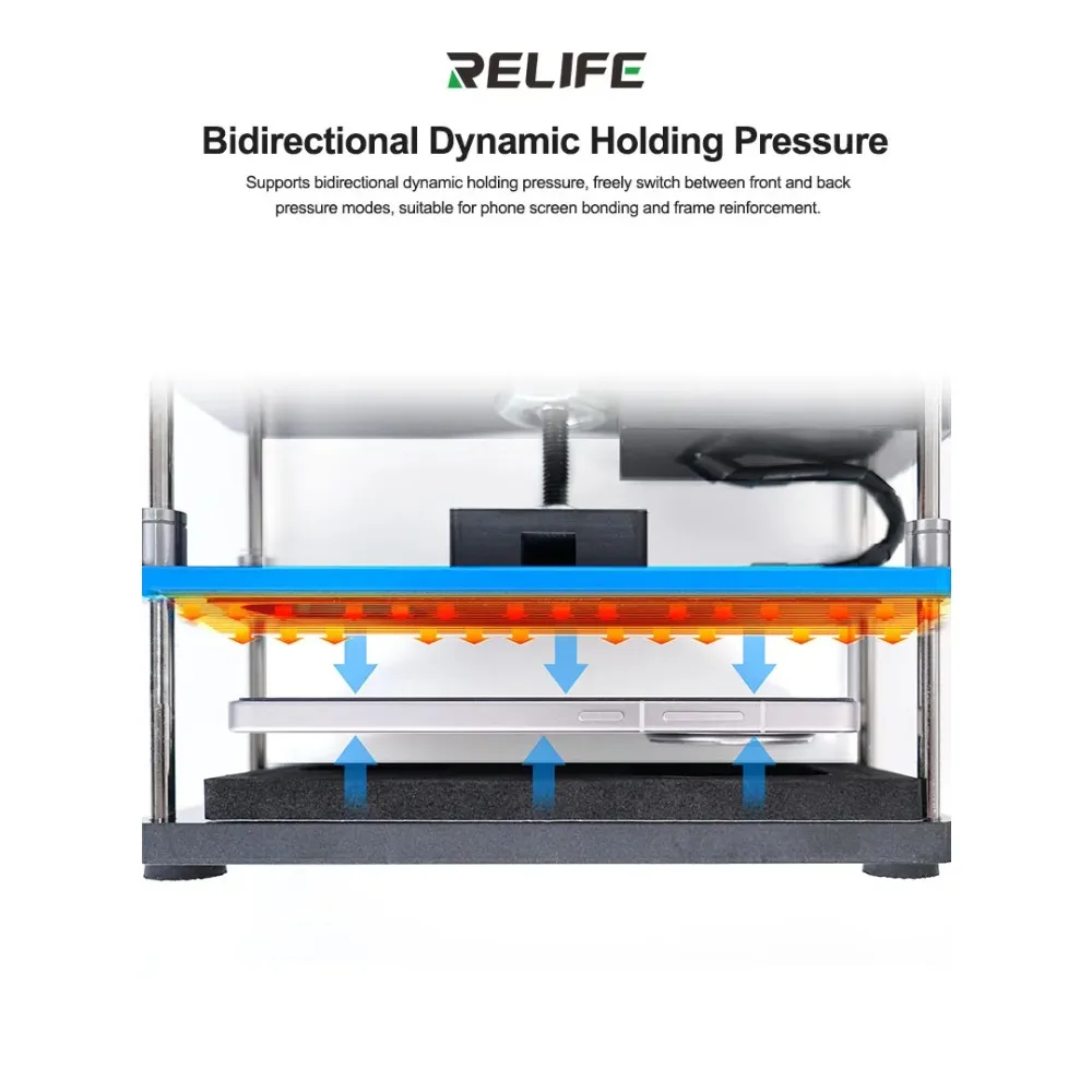 RELIFE LS5 SE Heating Holding Pressure Platform for Phone Screen Lamination Back Cover Repair Tool