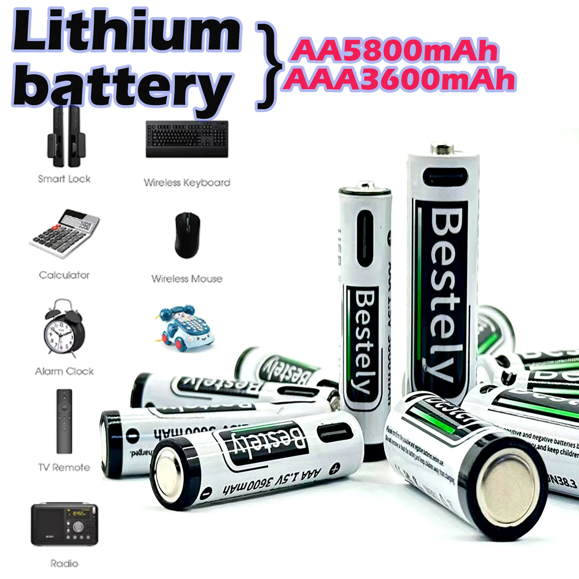New Aa 5800Mah+Aaa …