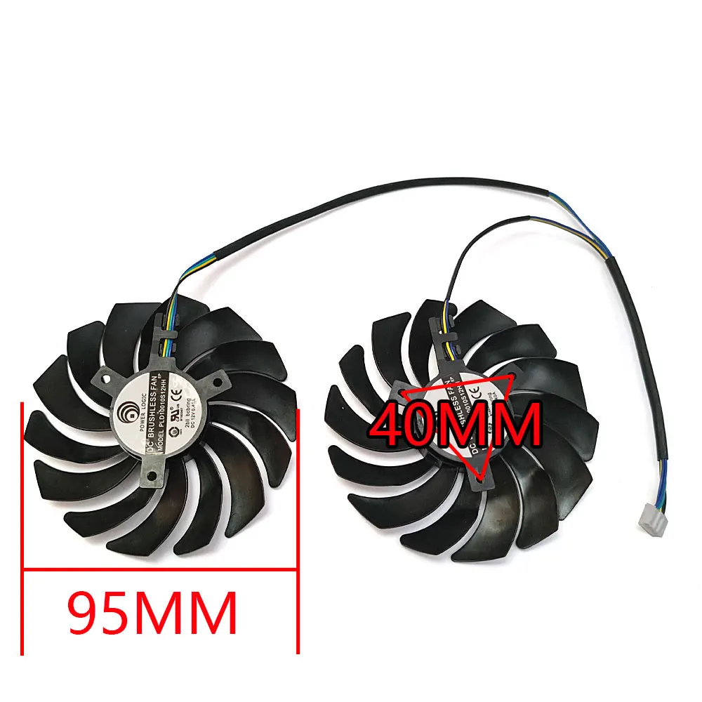 NEW 95MM 4PIN PLD10010S12HH GTX 1070 1080 ARMOR GPU Fan，For MSI GeForce GTX 1080 1070 1060 ARMOR Graphics card cooling fan