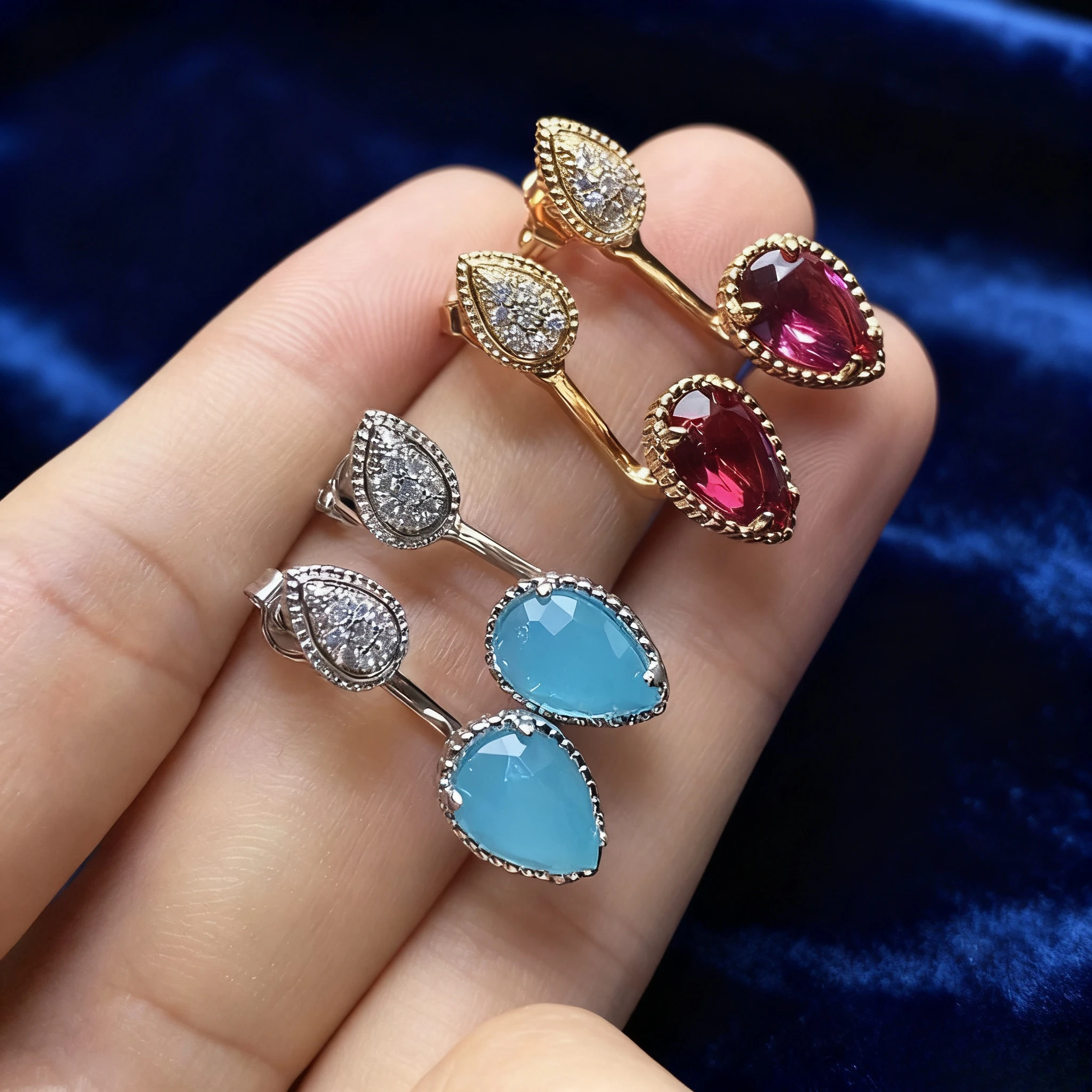 

Модные ювелирные изделия 2025 года. Новый жемчужный край, инкрустированный циркониевым бриллиантом, уникальные серьги-капли Fritillaria.