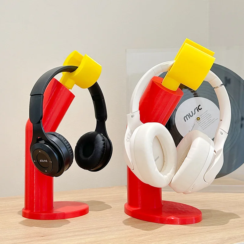 Spliced Arm Gaming Headphone Stand, Made Of Plastic Material