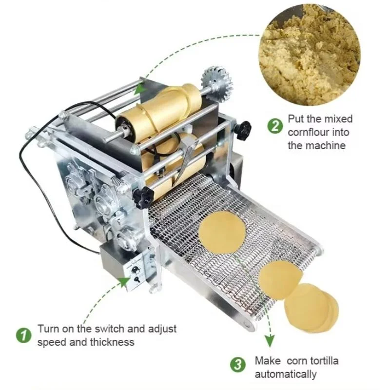 

Efficient Tortilla Chip Making Machine Tortilla Moulding Shaping Machine India Corn Tortilla Maker