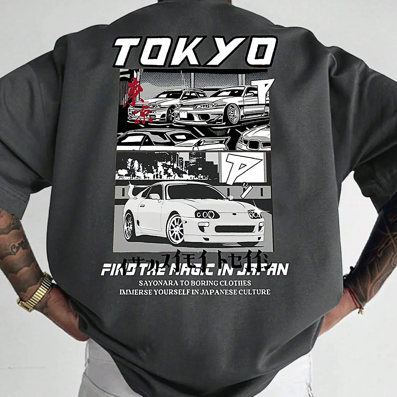 Camiseta con patrón personalizado para hombre, novedad de verano, tendencia, moda, holgada y cómoda, Top de algodón de manga corta con cuello redondo, ropa para hombre