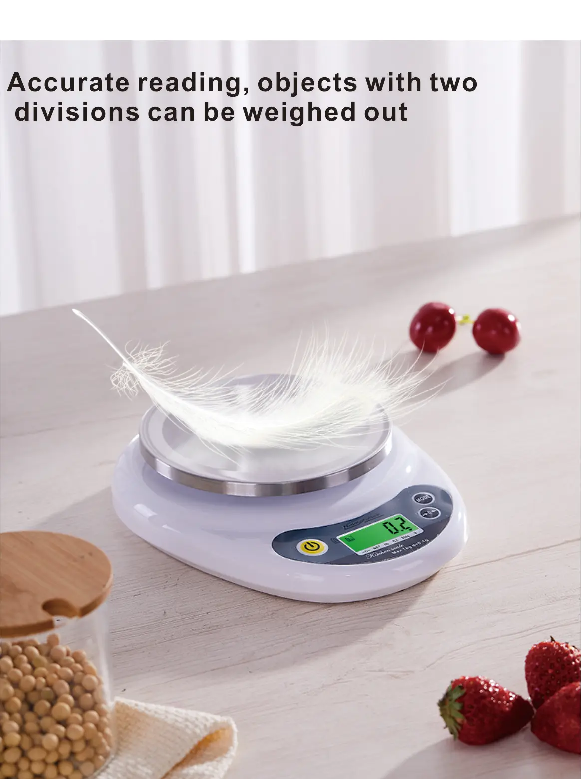 Báscula Digital de cocina para alimentos, balanza Digital de 3000g, 1g/ 1000g, 0,1g, peso de gramos y onzas, con LCD/tara