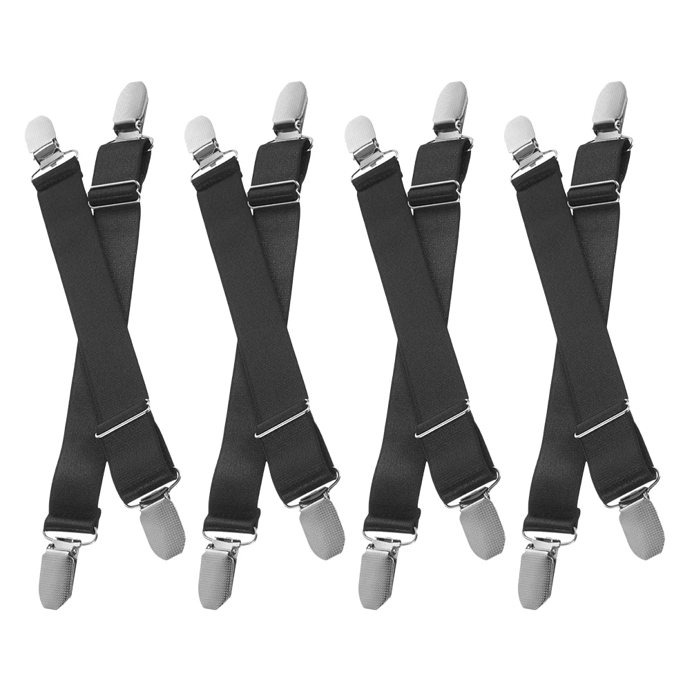 

8 Pcs Boot Clip Ties Motorcycle Strap Clips Straps Adjustable Riding Supply Cycling Pants Replacement Elastic Accessory