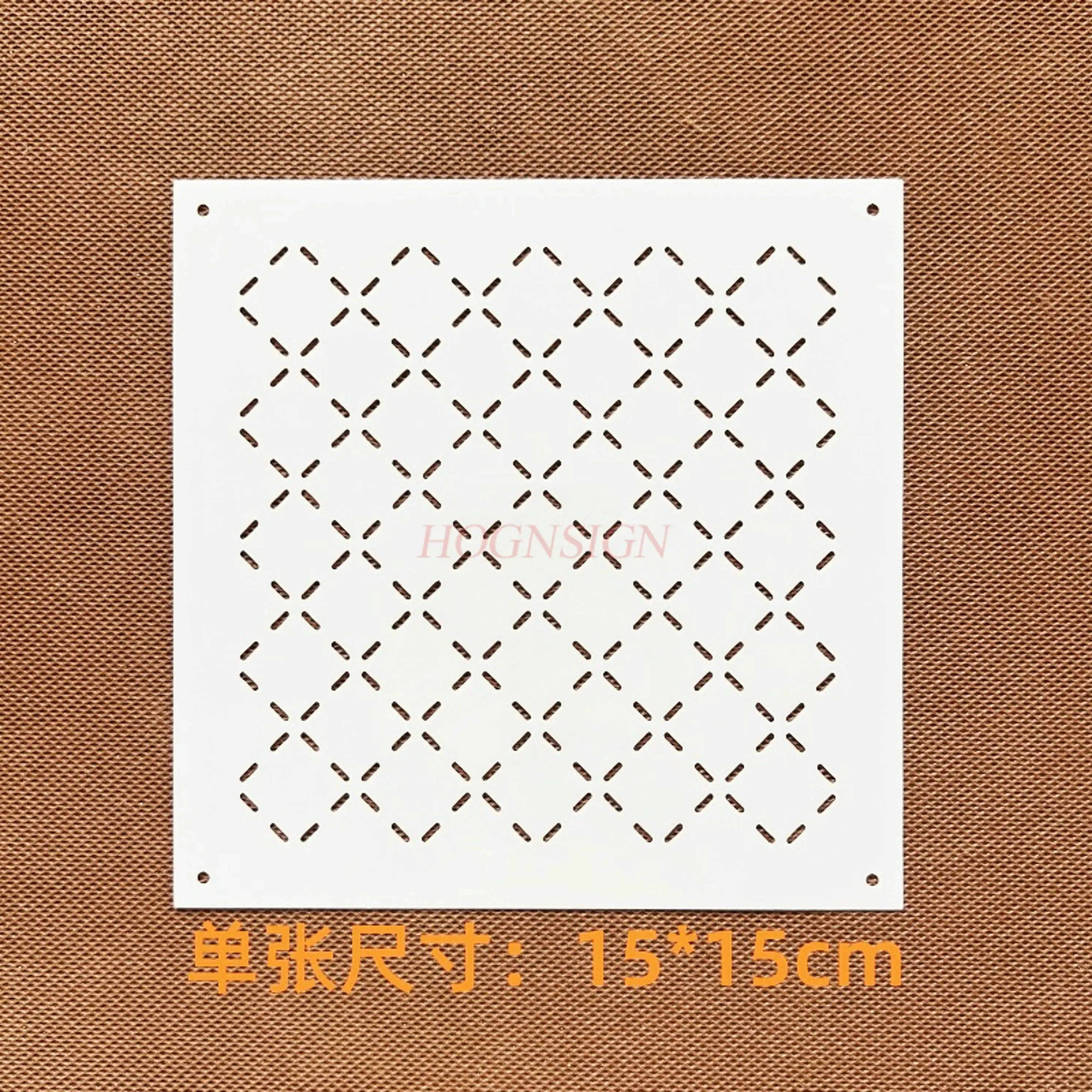 1 قطعة غرزة التطريز قالب التطريز شكل هندسي نقطة مصفوفة سلسلة اللوحة جوفاء التطريز مجلس أداة مساعدة