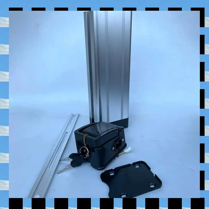 

ABME 4X Electric Bike Plastic Lithium Battery Box 36V/48V/60V Large Capacity 18650 Holder Case Bicycle Accessories,Canon Head