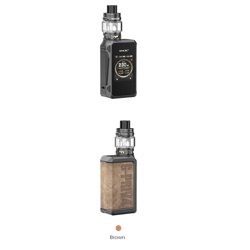 Original SMOK G-PRIV 4 Kit 230W PRIV 4 Mod Vape With 6.5ml TFV18 Mini Tank Fit V18 Mini Mesh Coil Electronic Cigarette Vaporizer