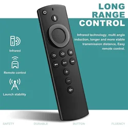 L5B83H Voice Replacement Remote Control 2nd GEN with Power and Volume Control for 2nd Gen Fire TV Cube1/2 and Fire TV Stick
