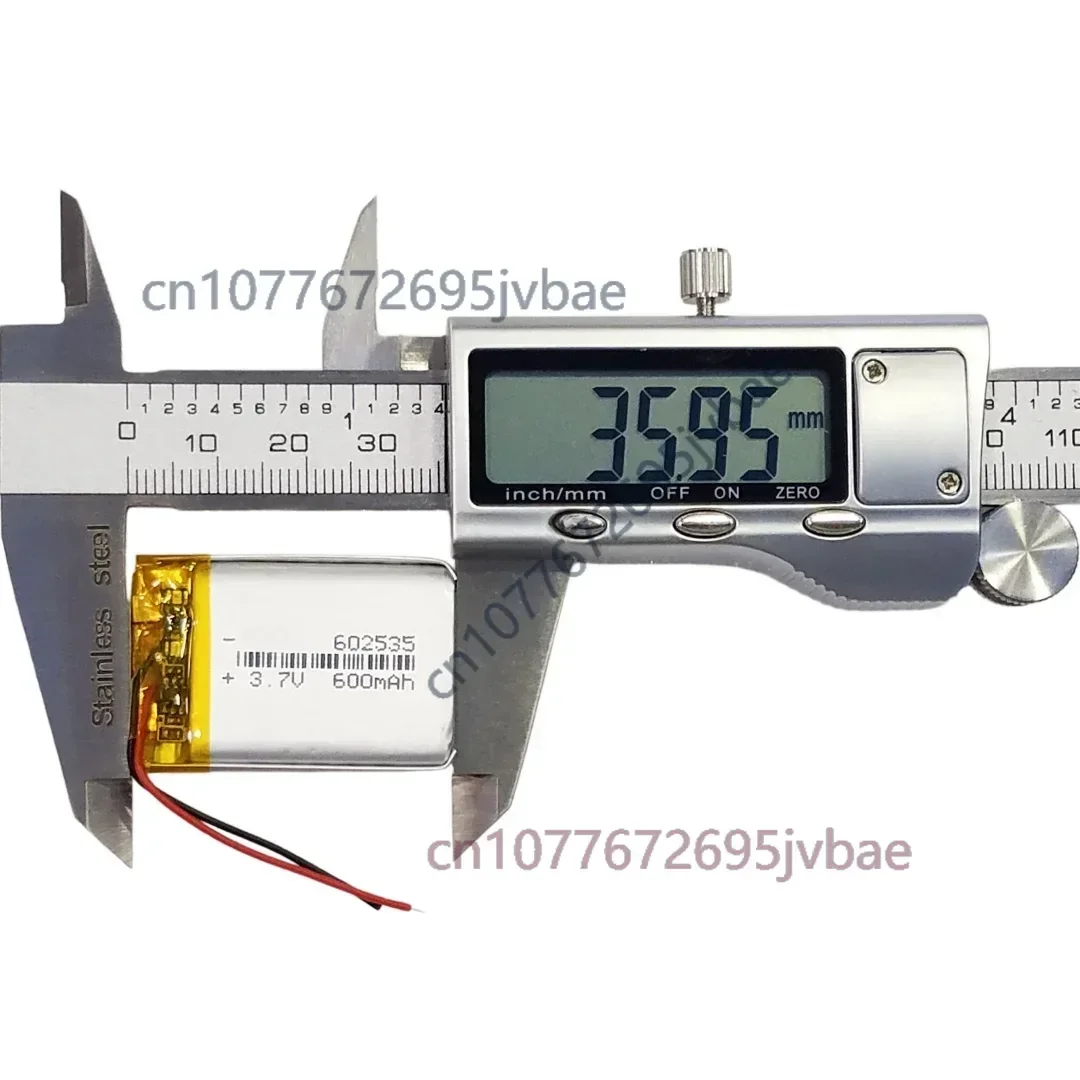 Polymer Lithium Battery 3.7V, 602535 600mAh Can Be Customized Wholesale CE FCC ROHS MSDS Quality Certification