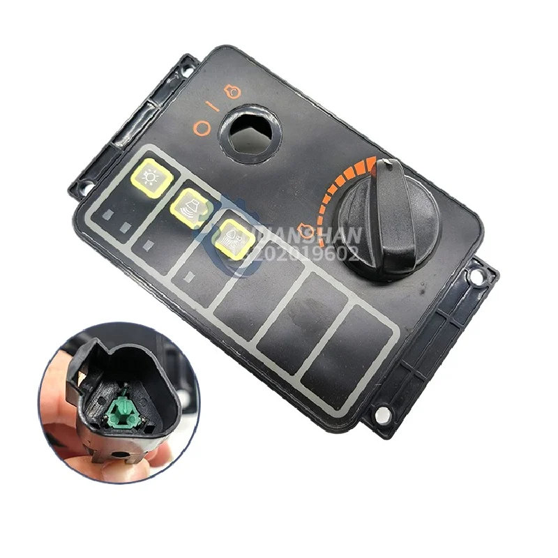 Applicable to For Hyundai R80/r150/r225/r305-7 throttle knob controller switch assembly headlight control panel