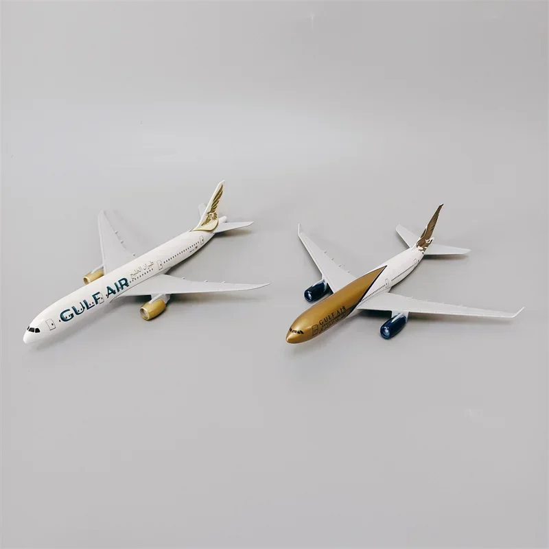 16cm Bahrain Airways GULF Air Airbus A330 / Boeing B787 Airlines Alloy Metal Diecast Airplane Model Plane Aircraft with Holder