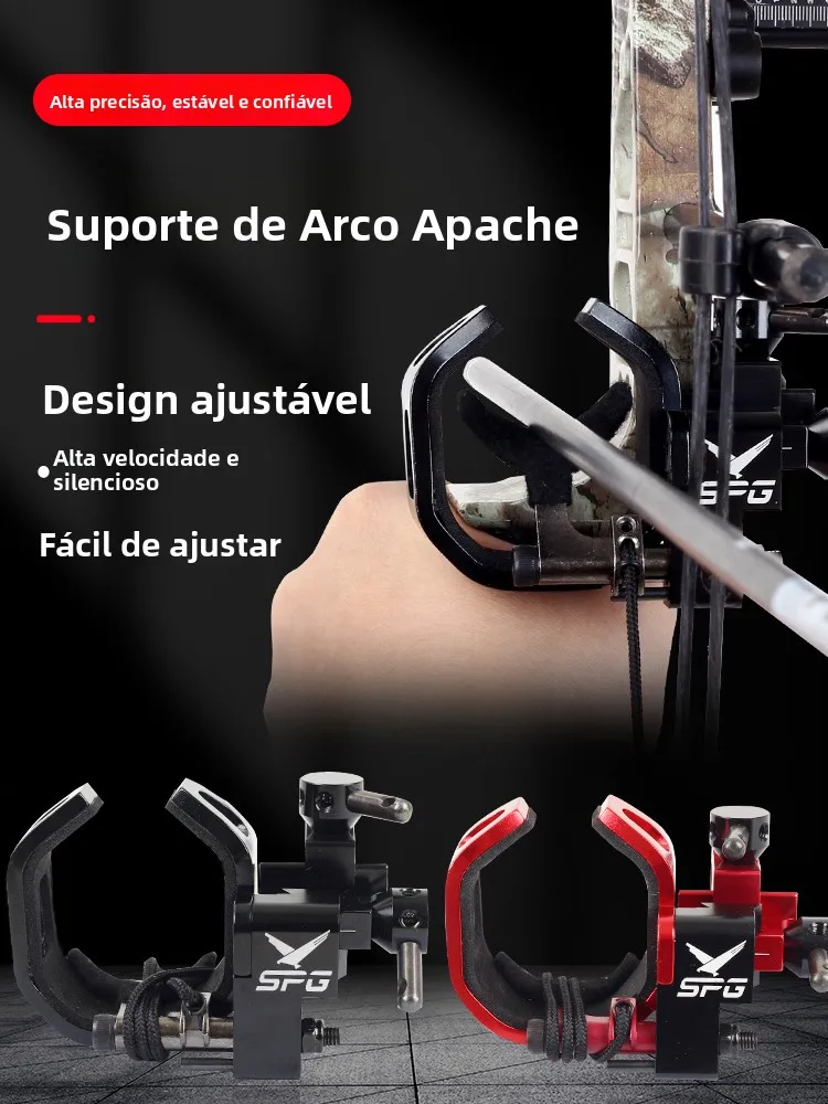 support-de-fleche-pour-tir-a-l'arc-en-exterieur-modele-apache-pour-arc-de-competition-et-arc-a-poulies-accessoires-manche-en-fibre-de-carbone-et-en-metal