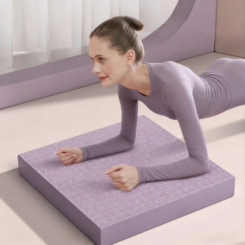 40x20x2cm Bauch Rad Plank Matte Yoga Kniende Matte Verdickte Knöchel Stabilität Rehabilitation Pilates Weiche Lauffläche Balance Weiche Matte