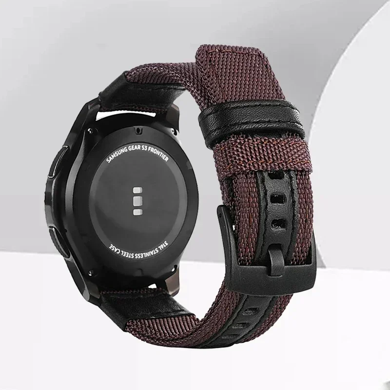 20 mm 22 mm Nylonarmband für Samsung Galaxy Watch 7 FE 6 5 4 40 mm 44 mm gewebtes Band für Huawei GT5 Pro 46 mm GT4/3Pro Sportarmband