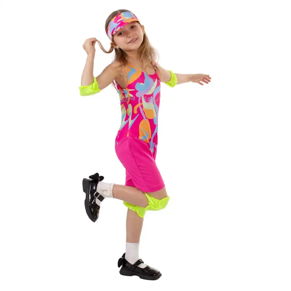 Margot Cosplay Rollenspel Kinderen Retro Sportkleding Outfits 2023 Film Barbei Vermommen Kinderen Fantasie Verkleedkleding