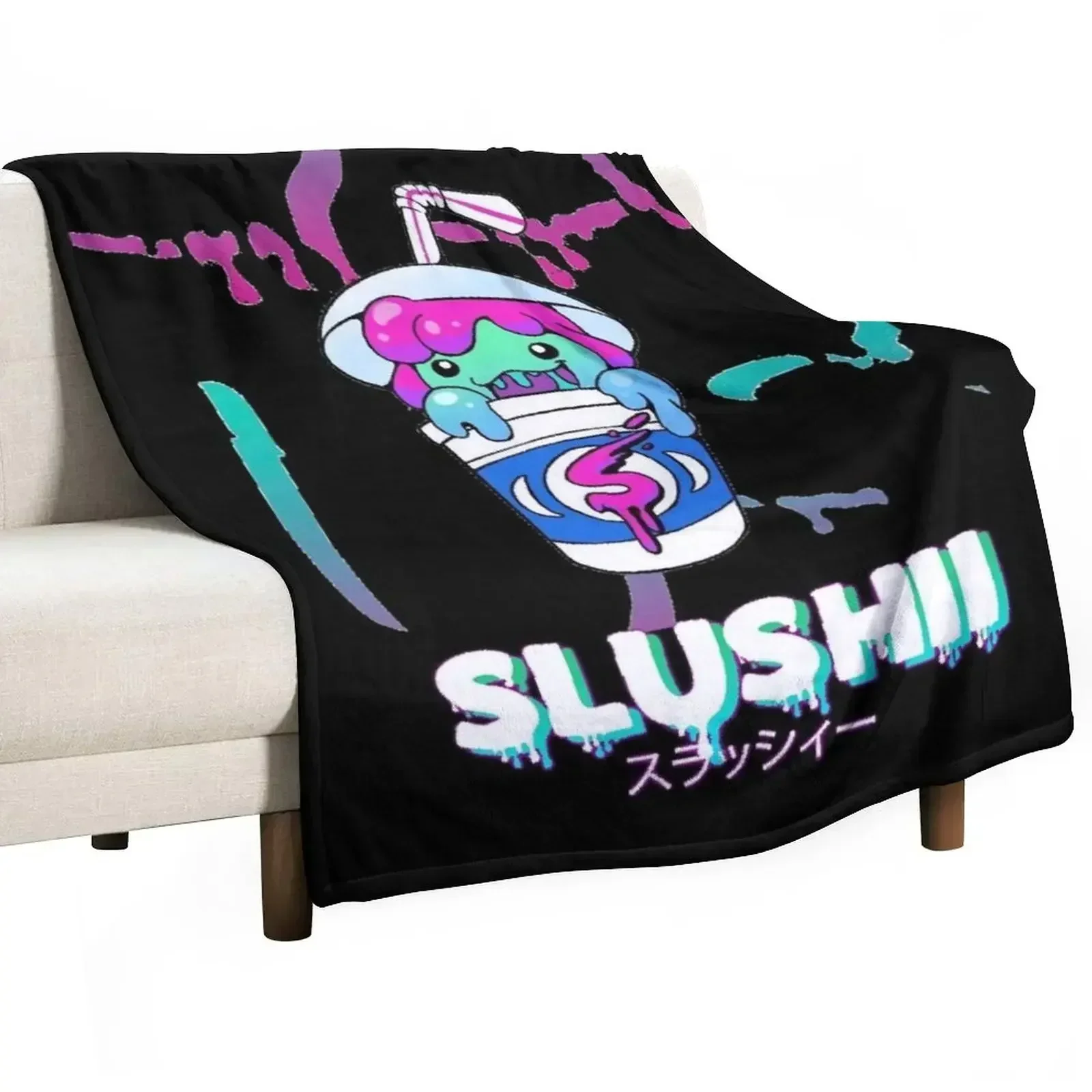 

Slushii Essential Throw Blanket Soft Decorative Sofa Blankets