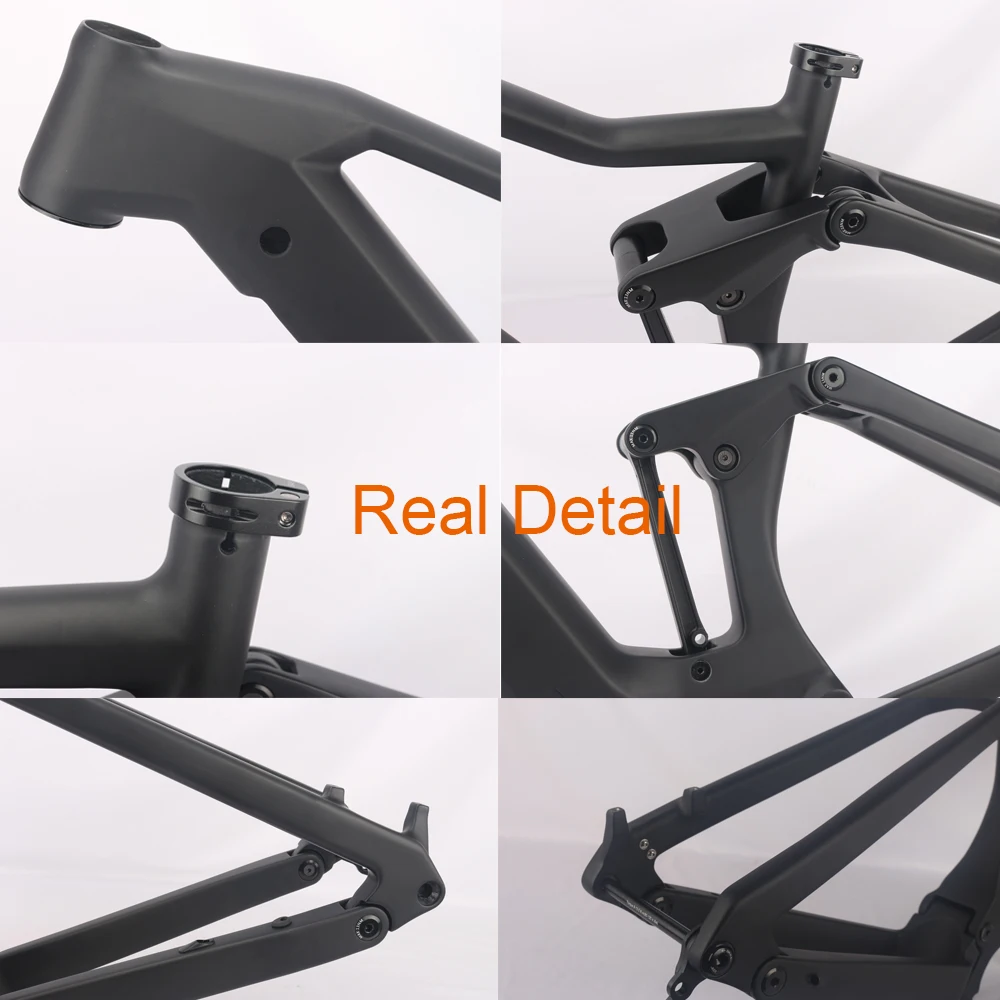 Winowsports Carbon Ebike Frame 29er Suspension Frame Compatible With Bafang M500 M510 M620 Mountain Bike Frames E-bike Frame