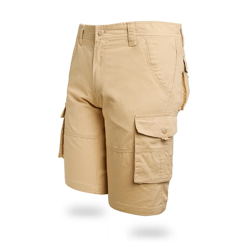 Fashion Men's Military Cargo Shorts Mens Tactical Pants Casual Big Pocket Sports Slacks Cargo Trousers Plus Size for Man