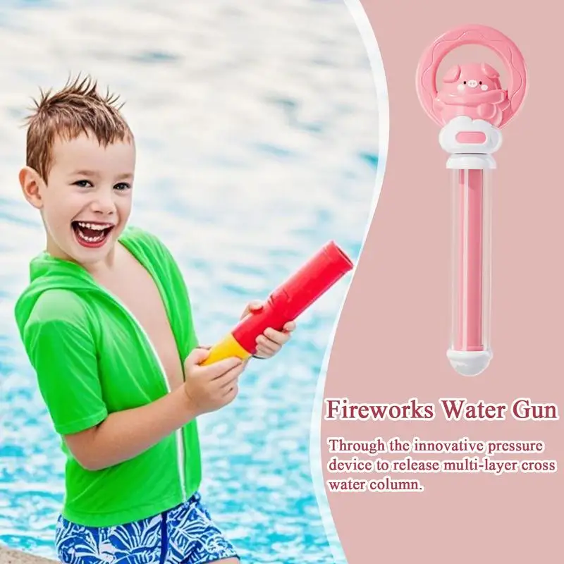 

Water Toy Sprinkler For Kid Kid Pool Squirter Lightweight Pull-Out Structure Interaction Parent-Child Toy For Park Backyard