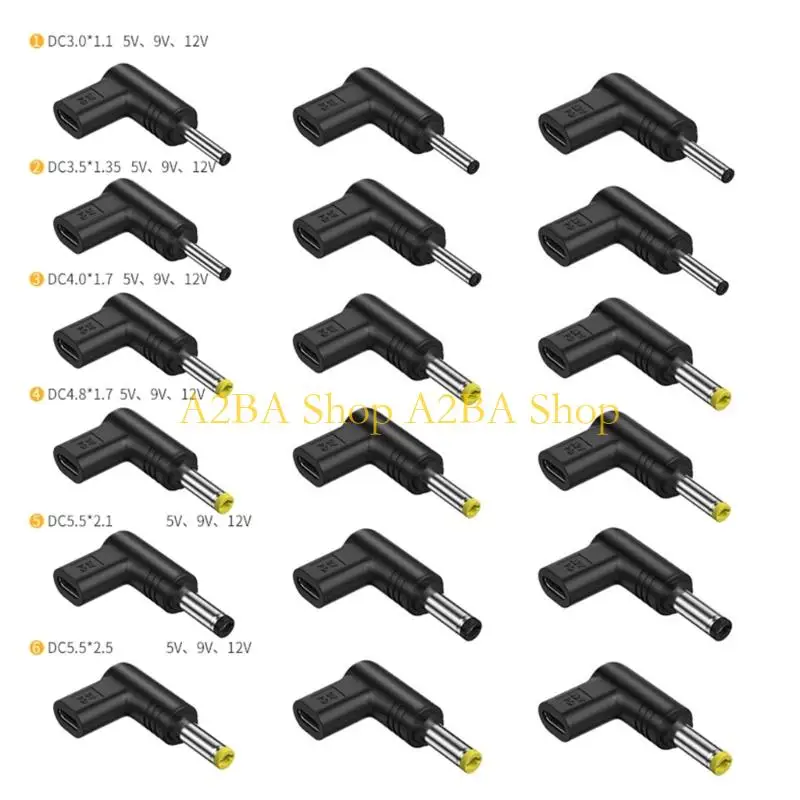 

A2BA Type C to DC3.0 3.5 5.5 Adapter with Power Delivery for Flexible Device Charging