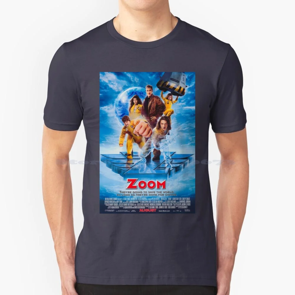 Zoom : Academy For Superheros T Shirt 100% Cotton Tee Tim Allen Courtney Cox Zoom Academy For Superheros 2006 Soundtrack