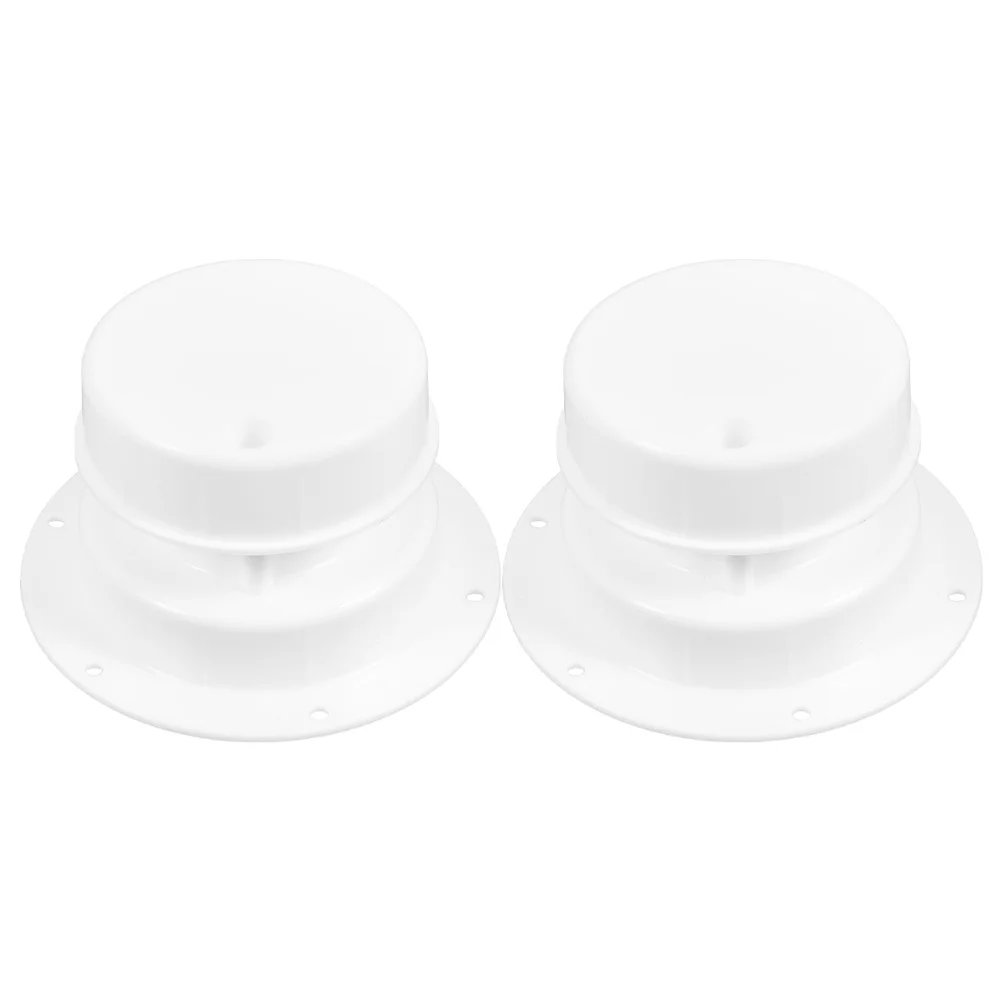 2 قطعة Rv سقف تنفيس غطاء أطقم مقاوم للماء PP Rv المجاري تنفيس غطاء لسقف متنقل تخييم التهوية تخييم غطاء الصرف الصحي #3