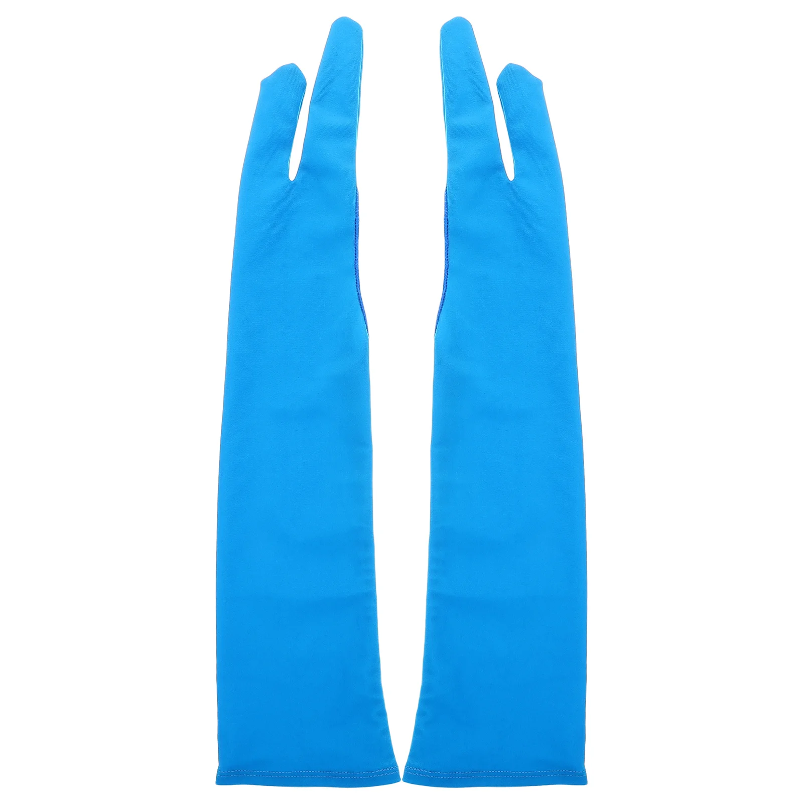 

1Pair Drawing Gloves for Artists Two-Finger Palm Rejection Glove Anti-Stain Breathable Extended Wear for Digital Drawing