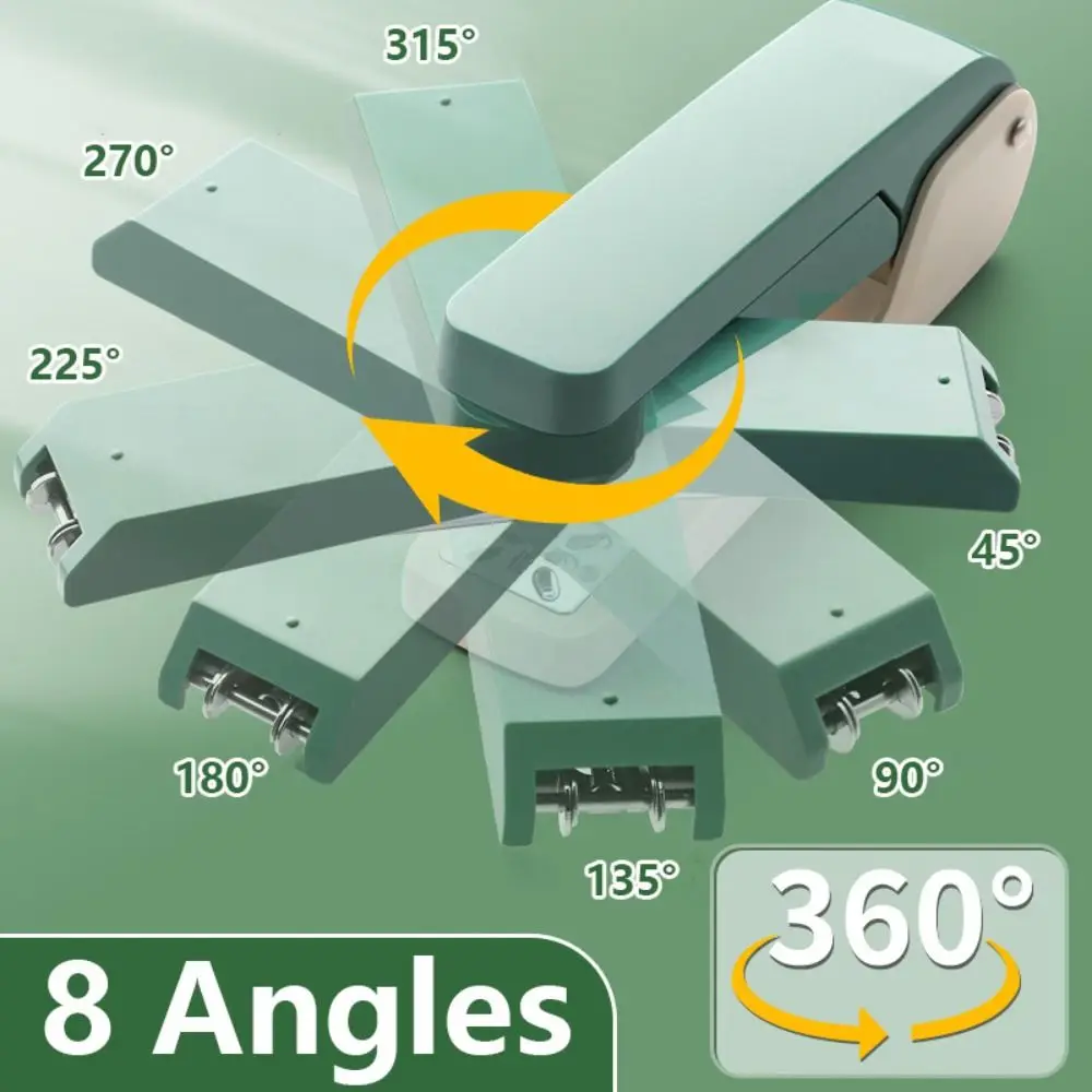 Gunakan Stapler Staples 24/6 tugas berat Stapler tugas berat mudah 360 derajat logam Putar panjang perlengkapan penjilid buku