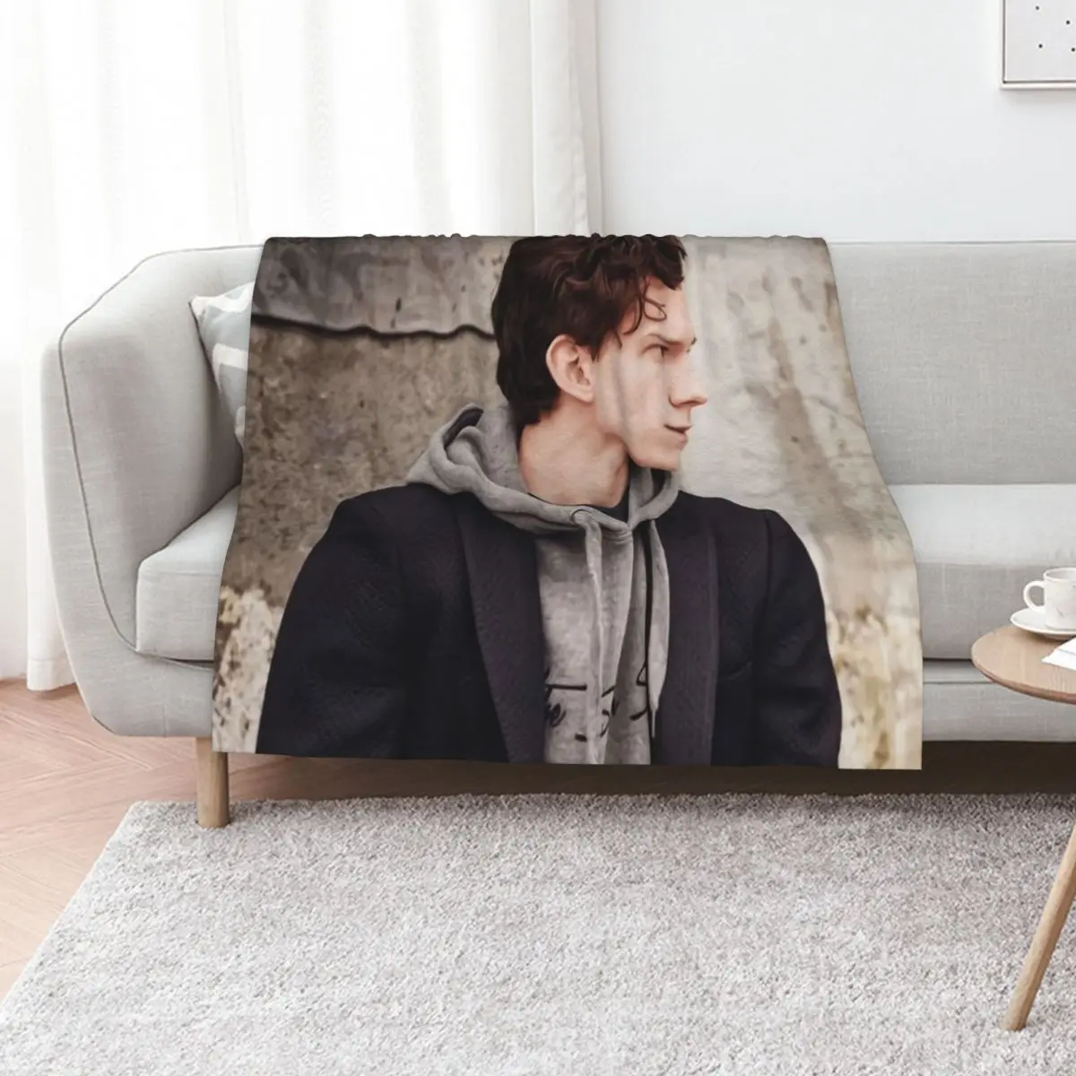 

Tom holland is cool Throw Blanket blankets and throws Hairy Multi-Purpose Decorative Sofas Blankets