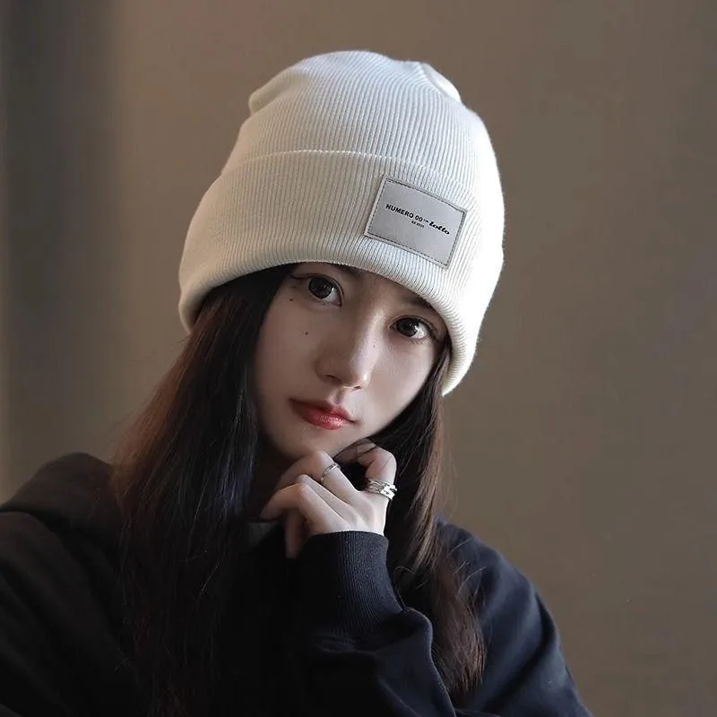 

Postpartum Knitted Beanie for Women - Winter Thickened Warm Korean-Inspired Ear Flap Windproof Versatile Hat
