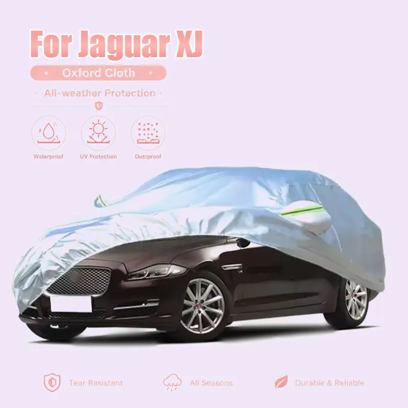 

For Jaguar XJ Full Car Cover Reflective Strips Waterproof Snowproof Dustproof UV Protection Exterior Accessories