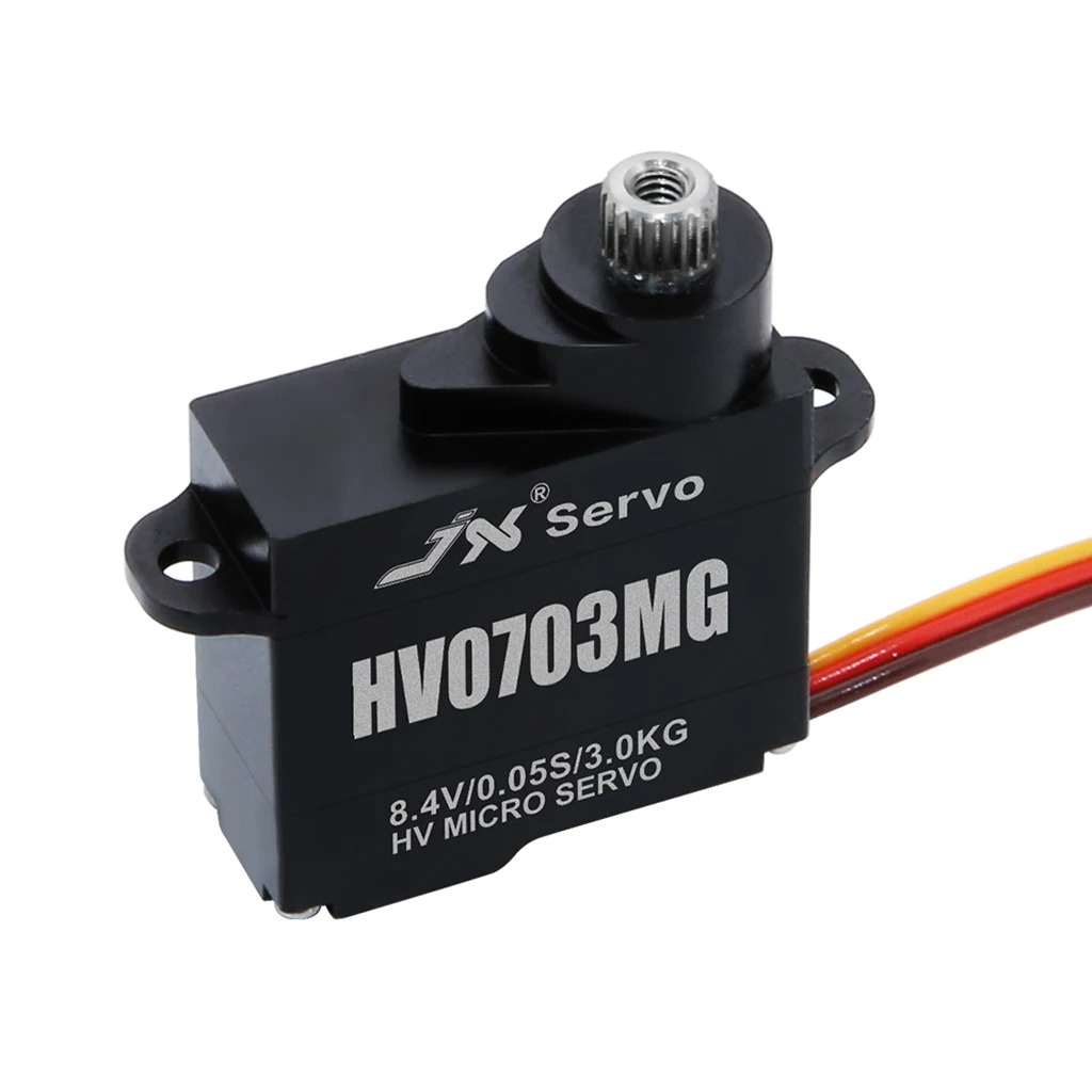 JX PDI-HV0703MG 8.4V High Voltage Ultra Light 7.1g 3.0kg.cm Torque Coreless Motor Digital Servo for Robot RC FPV Drone Boat