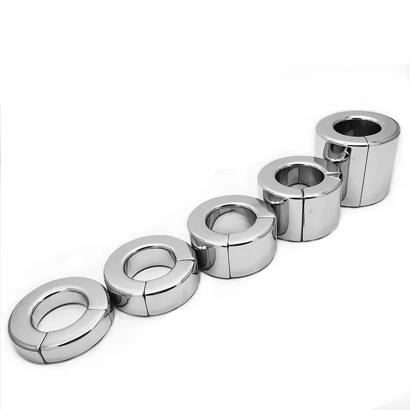 Magnet Scrotum Cage Dick Chastity Penisring Pendant Cock Sleeve Penis Extender Adult Man Tools Supplies Masturbation Sexy Gadget - view 4