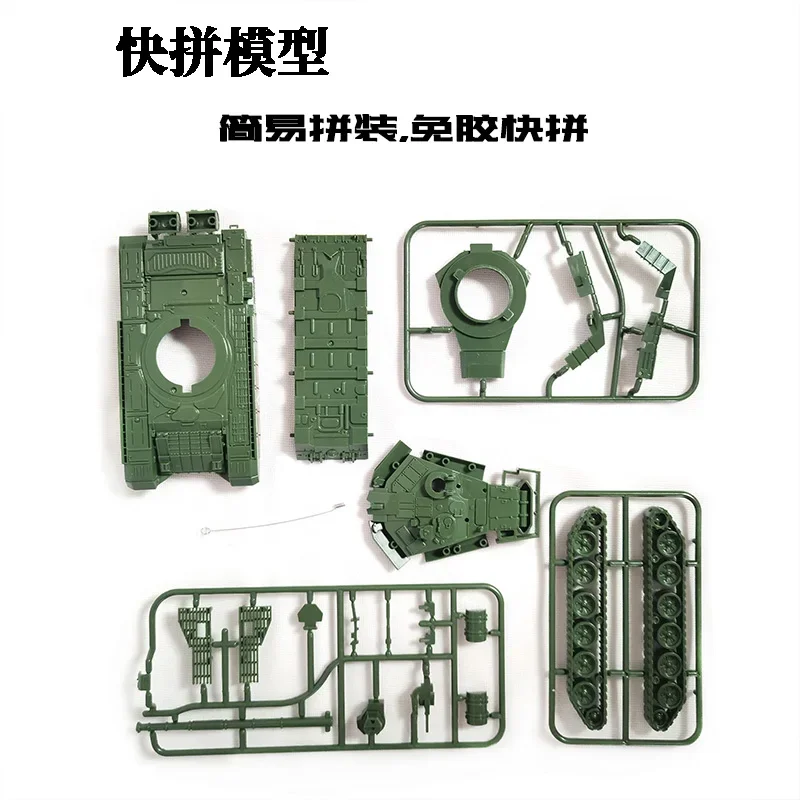 1/72 Russian T-90MS Main Battle Tank 4D Assembly Model T-14 Amata Tank Plastic Toy