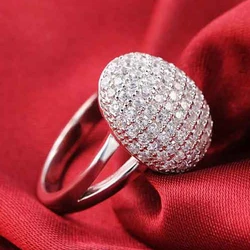 Brand wedding ring S925 Sterling Silver Rings 88 Diamond Wedding Engagement For Women Brand Wholesale Sepcial Unique