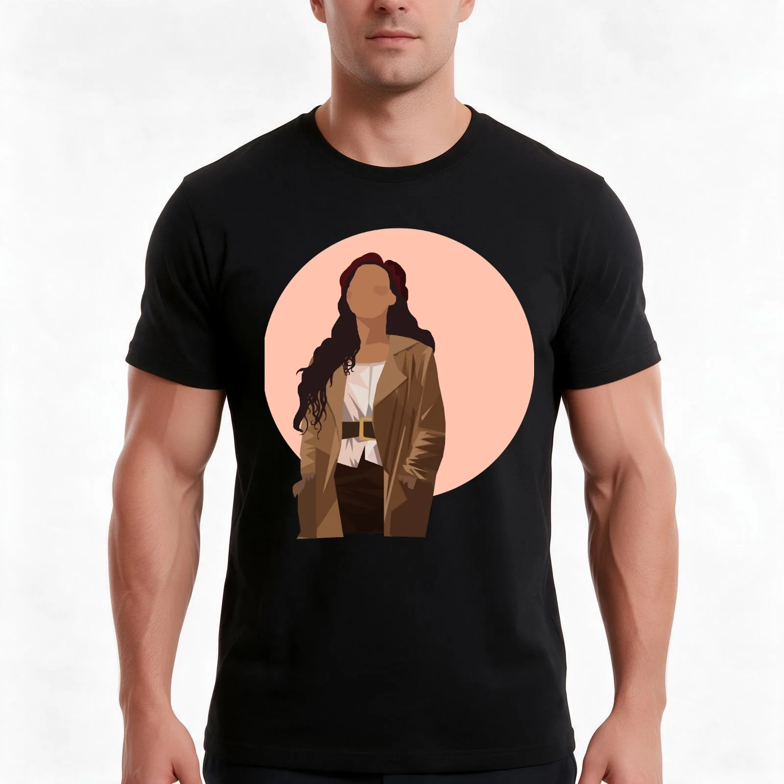 More Then Awesome Minimalist Brennyn Lark As Eponine Graphic For Fan T-Shirt, Summer Casual Cotton Tee, Vintage Graphic Print