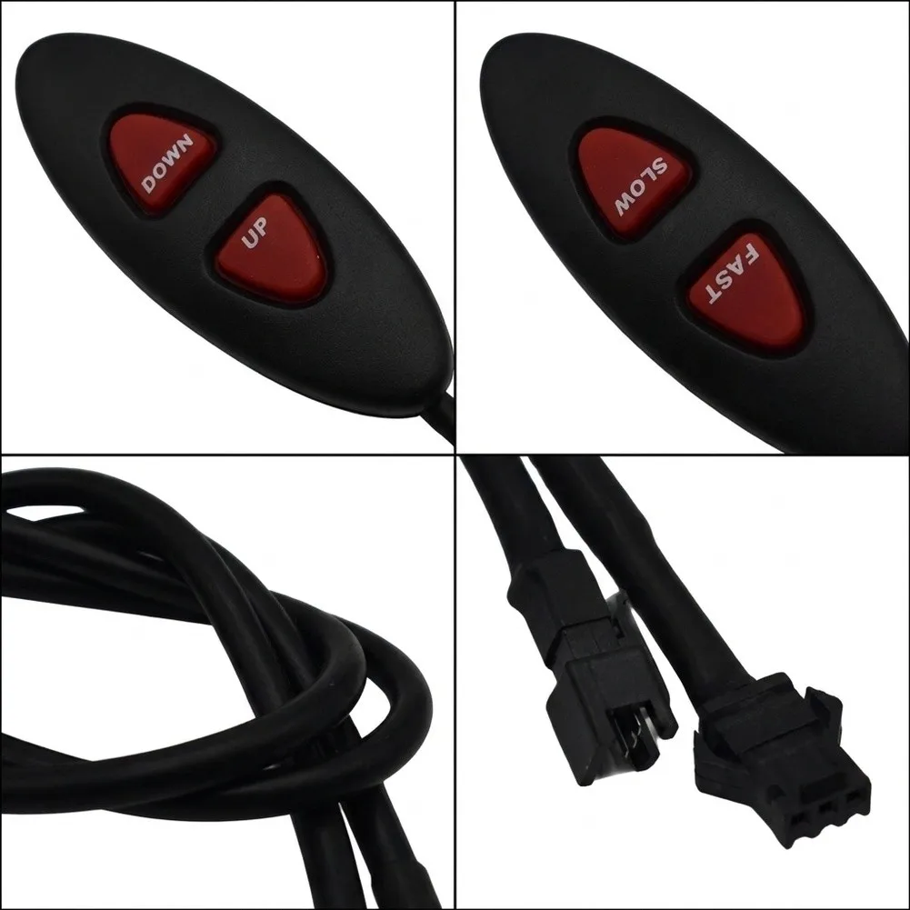 Replacement Treadmill Handrail Buttons for SOLE N110007A Left Right Pod Set with Red and Standard Wired Connectors