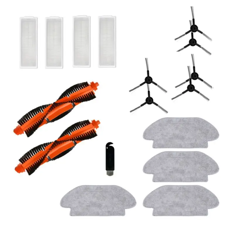 

Щетки-роллеры, HEPA-фильтр, салфетка для уборки для робота-пылесоса Xiaomi P STYTJ02YM, запчасти для робота-пылесоса