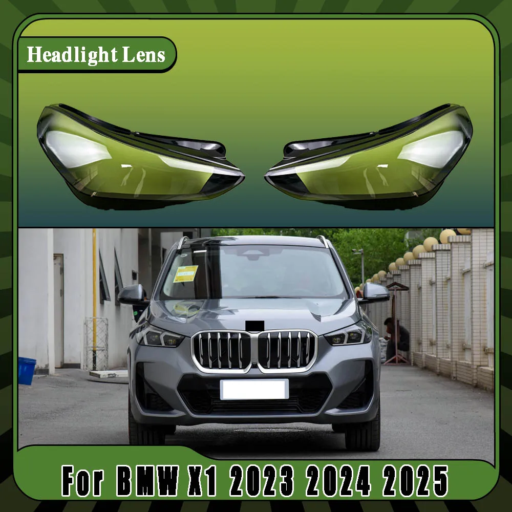 

Для BMW X1 2023 2024 2025 передние фары, крышка объектива, абажур, прозрачный абажур, корпус из плексигласа, замена корпуса
