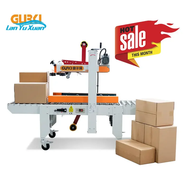 

Automatic Case Carton Box Taper Sealer Packing Machine Auto Box Taping Carton Sealing Machine