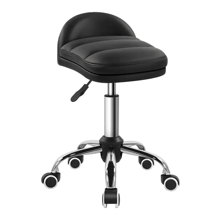 

Rolling Stool Chair with Wheel for Home Work SPA Massage HeightAdjustable and CostEffective Swivel Stool with Low Back